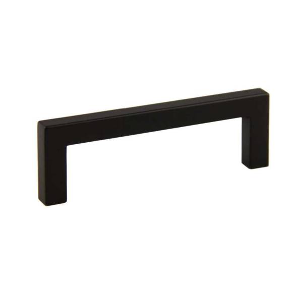 P-87226.BK Modern Square Pull 96mm Matte Black