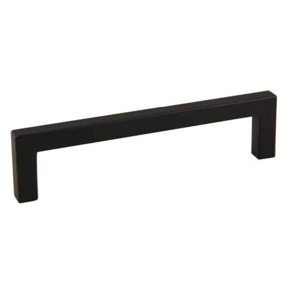 P-87227.BK Modern Square Pull 128mm Matte Black