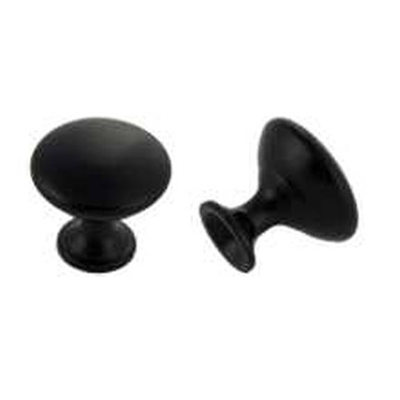 K-910.BK 30mm Diecast Knob Matte Black